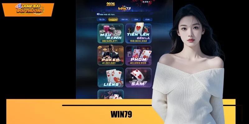 WIN79 có giao diện màn hình dọc tối ưu cho việc đổi thưởng